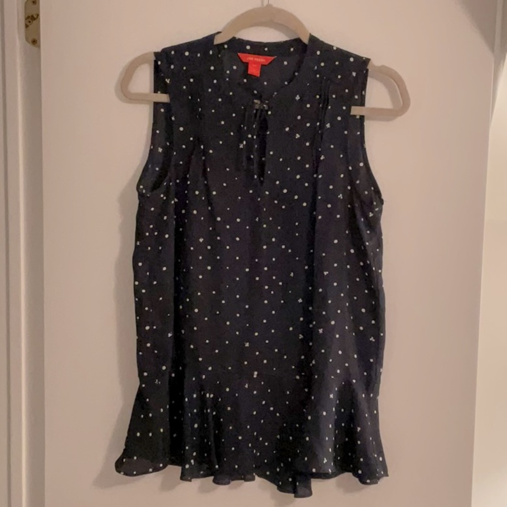 Joe Fresh Polka Dot Sleeveless Top